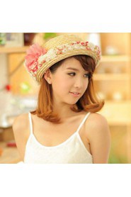 Korea Small Floral Lace Beach Hat