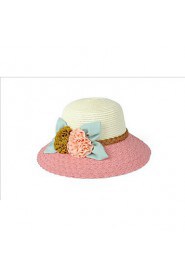 Newest Beach Straw Hat Flower