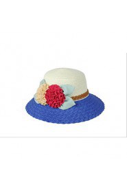 Newest Beach Straw Hat Flower