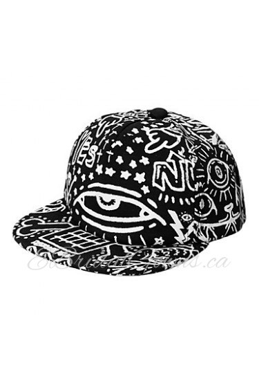 Unisex Glow Graffiti Eyes Baseball Cap