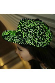 Unisex Glow Graffiti Eyes Baseball Cap