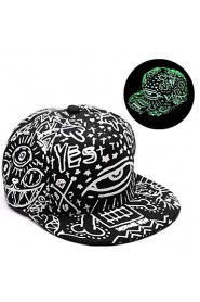 Unisex Glow Graffiti Eyes Baseball Cap