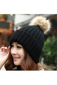 Women Candy Color Hat Edge Earmuffs Hat