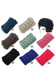 Women's Fashion Knitting Warm Flower Hoop Hat