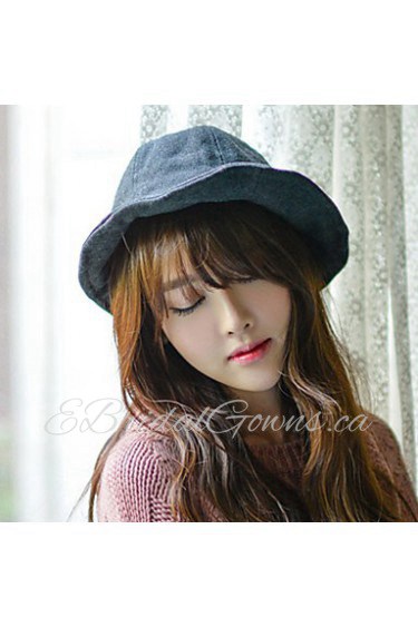 Summer Candy Colored Cotton Woolen Personalized Witches Bucket Hats