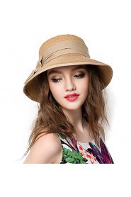 Women Straw Straw HatFacial Hydrating UV Cream,Vintage/ Party/ Casual Spring/ Summer/ Fall/ All Seasons