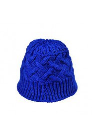 Women Leisure Warm Sweet College Wind Retro Twist Crimping Wool Knitted Bucket Hats