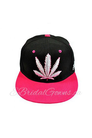 Unisex Cotton Vintage Casual Maple Leaf Embroidery Hip-hop Cap