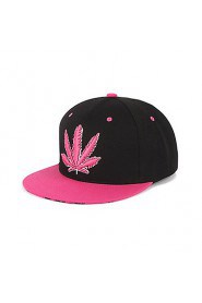 Unisex Cotton Vintage Casual Maple Leaf Embroidery Hip-hop Cap