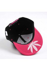 Unisex Cotton Vintage Casual Maple Leaf Embroidery Hip-hop Cap