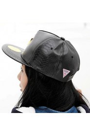 Unisex Leather Baseball Cap , Casual All Seasons