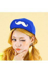 Unisex Casual Cute Mustache Hip Hop Baseball Cap