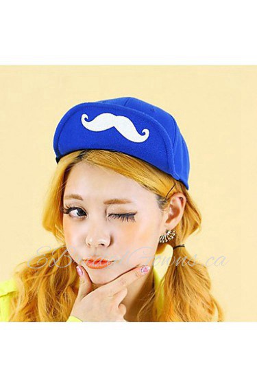 Unisex Casual Cute Mustache Hip Hop Baseball Cap