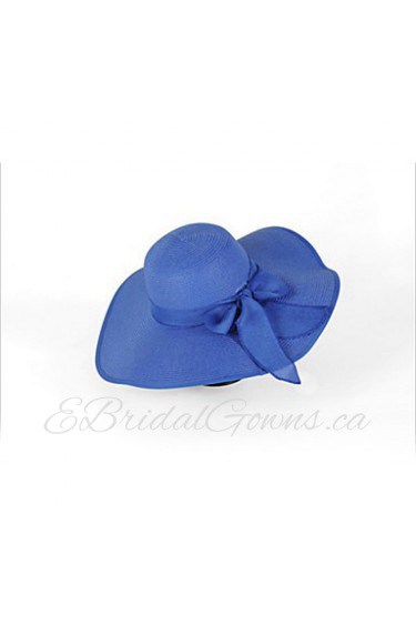 Korea Beach Hat Bow Ribbon