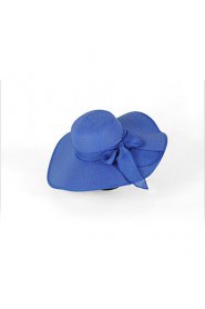 Korea Beach Hat Bow Ribbon