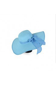 Korea Beach Hat Bow Ribbon