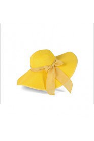 Korea Beach Hat Bow Ribbon