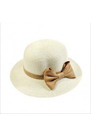 Newest Korea Bow Large Brimmed Hat