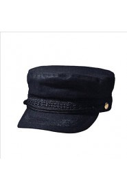 Korea Couple Leather Visor Cap