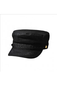 Korea Couple Leather Visor Cap