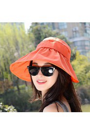 Unisex Casual Summer Empty Top Folding Sun UV Cycling Candy Colors Hat