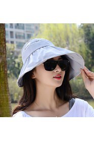 Unisex Casual Summer Empty Top Folding Sun UV Cycling Candy Colors Hat