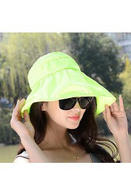 Unisex Casual Summer Empty Top Folding Sun UV Cycling Candy Colors Hat