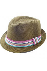 Women Straw Lively Fedora Hat,Cute/ Party/ Casual Spring/ Summer/ Fall