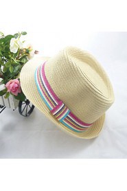 Women Straw Lively Fedora Hat,Cute/ Party/ Casual Spring/ Summer/ Fall