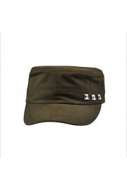 Newest Korean Casual Cotton Flat Cap Rivet