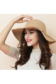 Women Wool Floppy Hat , Vintage/Casual All Seasons