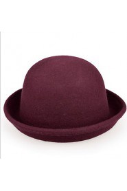 Women Vintage Wool Bowler/Cloche Hat