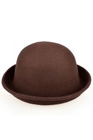 Women Vintage Wool Bowler/Cloche Hat