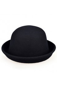 Women Vintage Wool Bowler/Cloche Hat