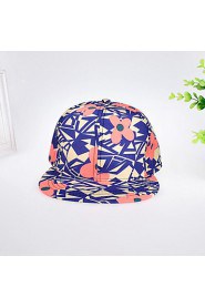 Ms. Spring Flowers Geometric Patterns Printed Fashion Hip-hop Baseball Cap