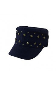 Unisex Casual All Seasons Rivit Flat Ivy Cap