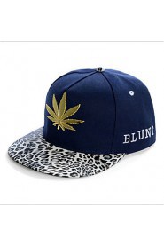 European And American Punk Style Metal Cannabina Leopard Baseball Cap