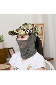 Outdoor Hat Military Fishing Cap with Wide Brim and Shawl Neck Face protection Camouflage Camping Hat Quick-dry