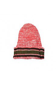 Unisex Knitwear Casual Blending Wool Knitted Couple Hat