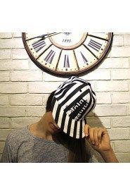 Unisex Vintage Casual Men And Women Black And White Zebra Striped Baseball Cap