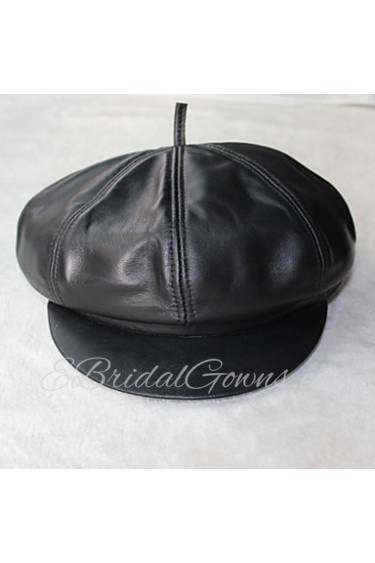 Men Fur Shearling Hat Winter