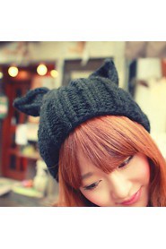 Women Lovely Angle Of Demon Cat Ear Hat Knitting Hat In winter