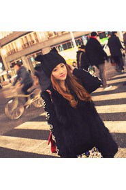 Women Lovely Angle Of Demon Cat Ear Hat Knitting Hat In winter