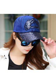 Summer Fashion Hip-hop Light Sequin Baseball Cap