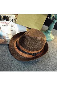 Fashion PC Patchwork Unisex Straw Hat,Casual Spring/ Fall