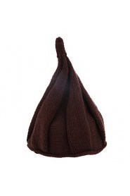 Women Casual Pure Wool Twist Warm Hedging Hat