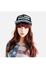 Unisex Cotton Pentagram Embroidery Jacquard Hip-hop Baseball Cap