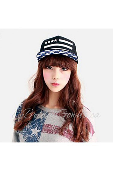 Unisex Cotton Pentagram Embroidery Jacquard Hip-hop Baseball Cap