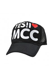 Unisex Spring Letters Printed Hip-hop Style Men And Women Mesh Hat