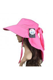 Bowknot Dew Horsetail Sun Hat Outdoor Travel Quick-drying Cap The Cycling Cap The Beach Hat